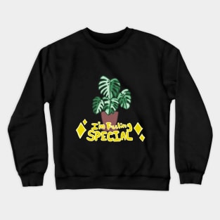 Monstera Albo Crewneck Sweatshirt